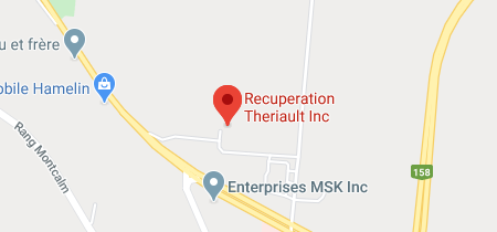 Google map Récupération Thériault